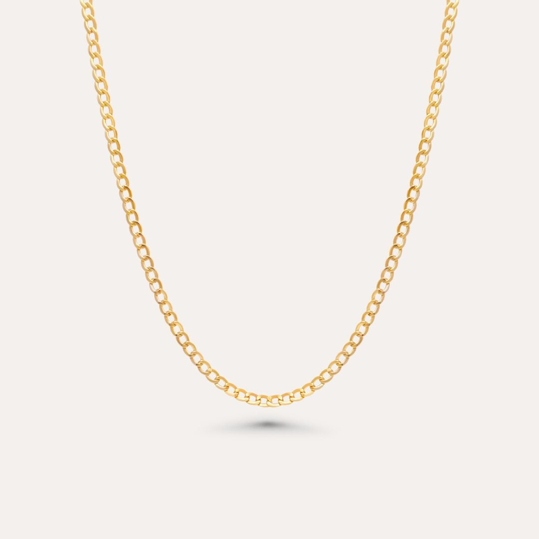 Joyes Boutique Goldkette Goldkette Edle Collier Panzerkette 585 - 14