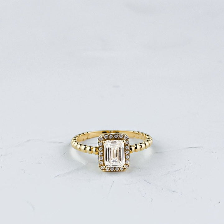 Baguetteschliff Ring I Bold Love I 585er Goldring
