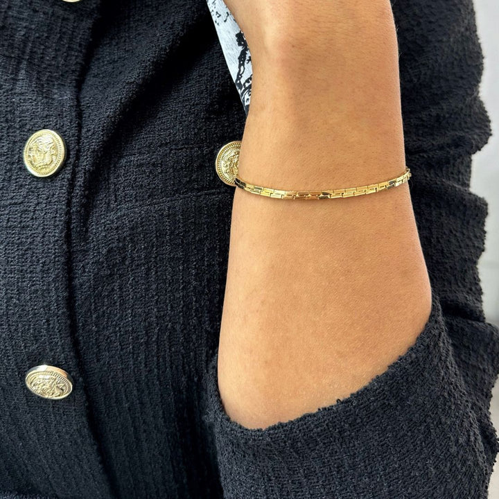 Clean Look Bracelet | 585 Gold Armband