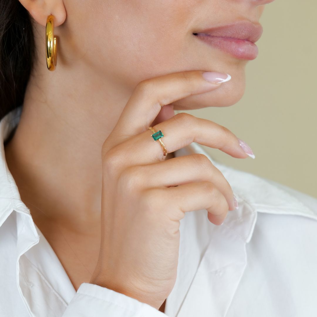 Cord Green | 585 Gold Ring