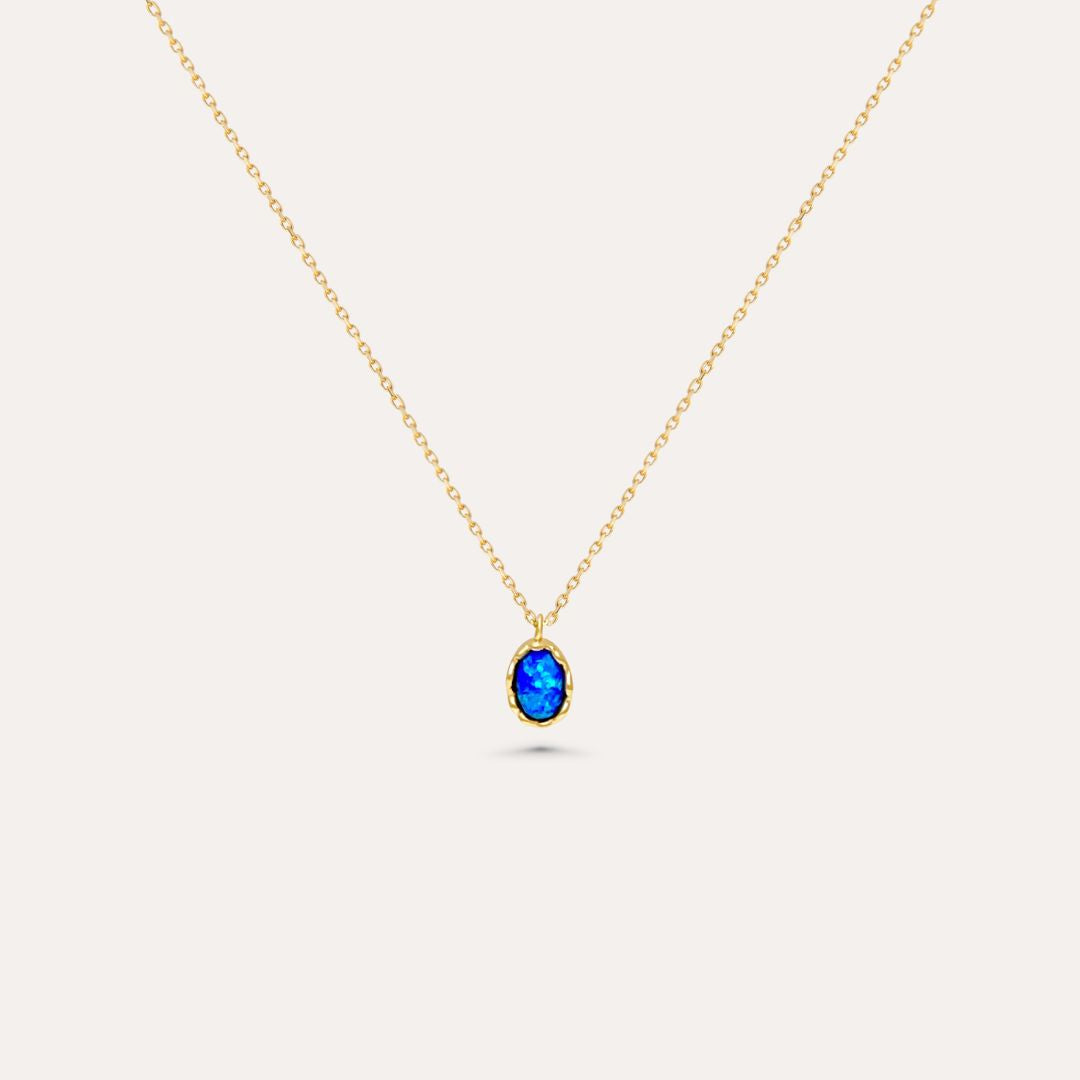 Dezent Opal | 585 Goldkette