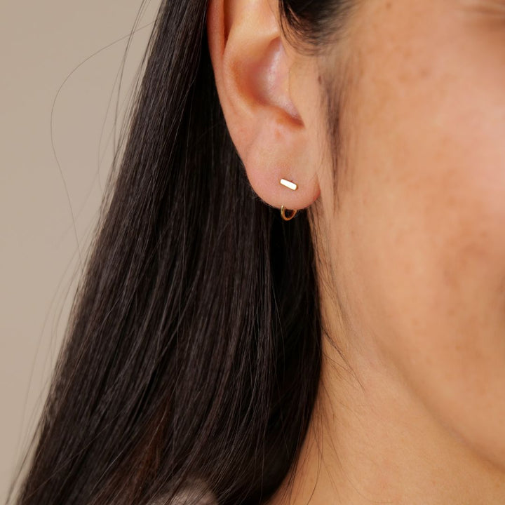 Ear Climber Line | 585 Gold Ohrringe