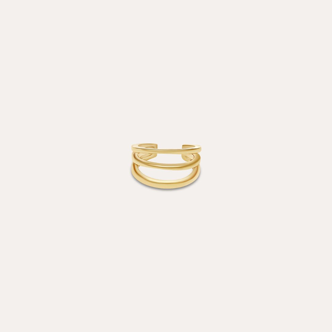 Ear Cuff Line | 585 Gold Ohrringe