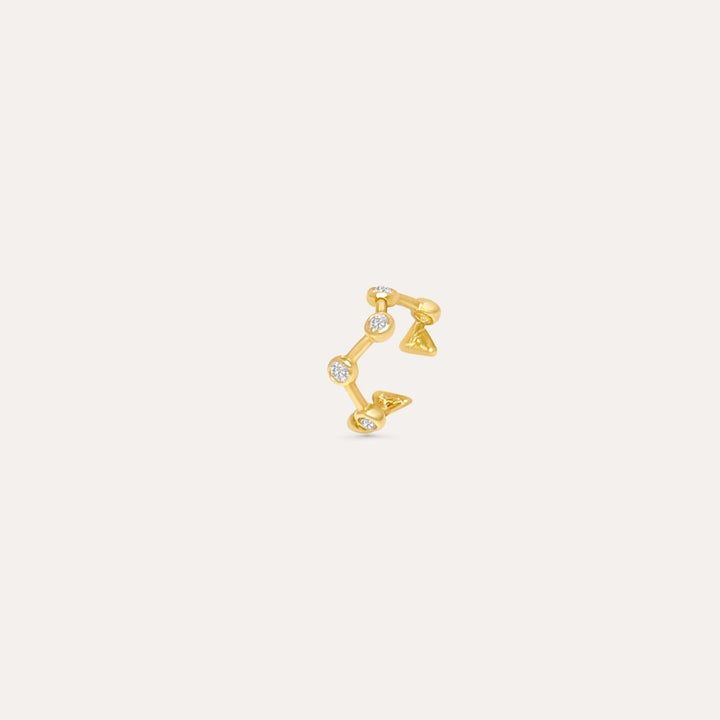 Ear Cuff Sternhimmel | 585 Gold Ohrringe