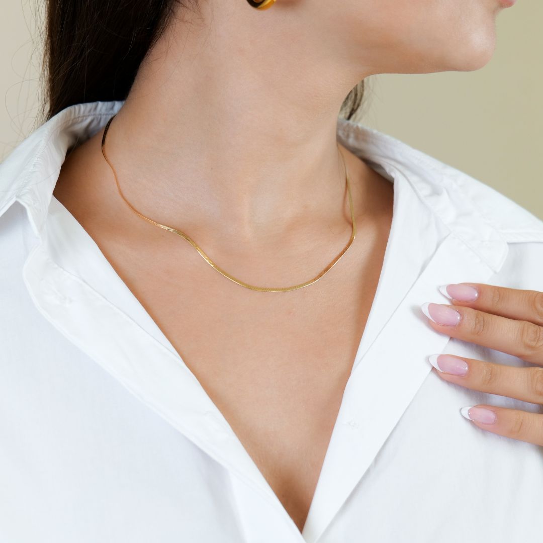 Kleopatra Kette Midi | 585 Gold