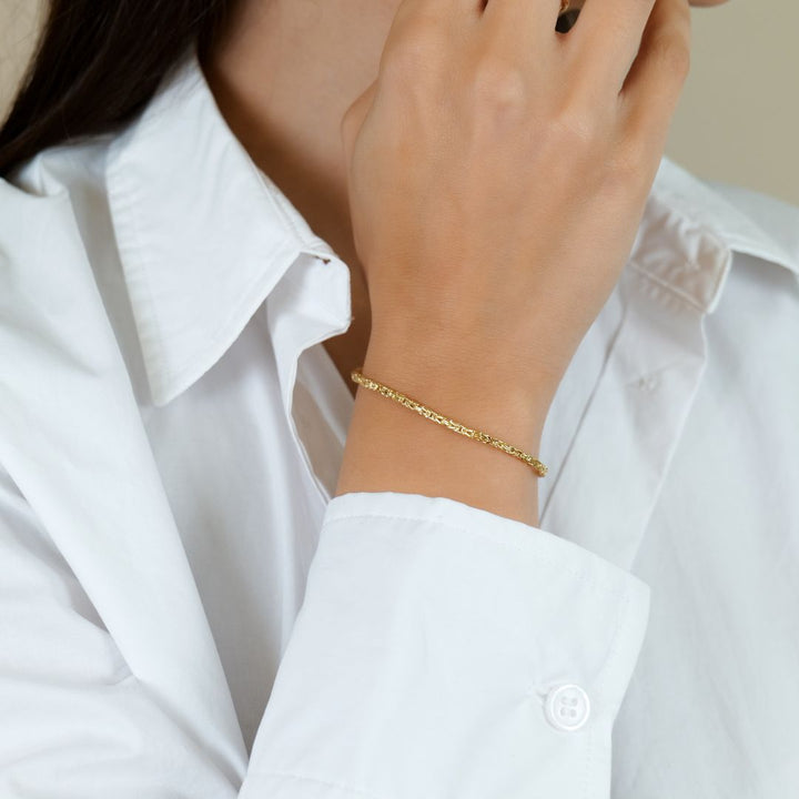 Königsarmband Filigran | 585 Gold Armband