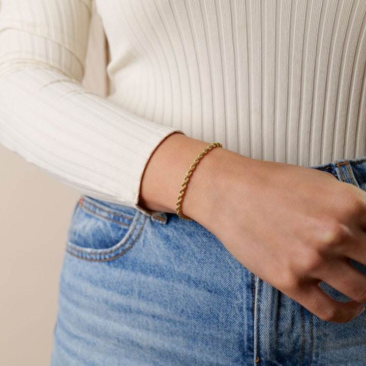 Kordelketten Armband | 585 Goldarmband