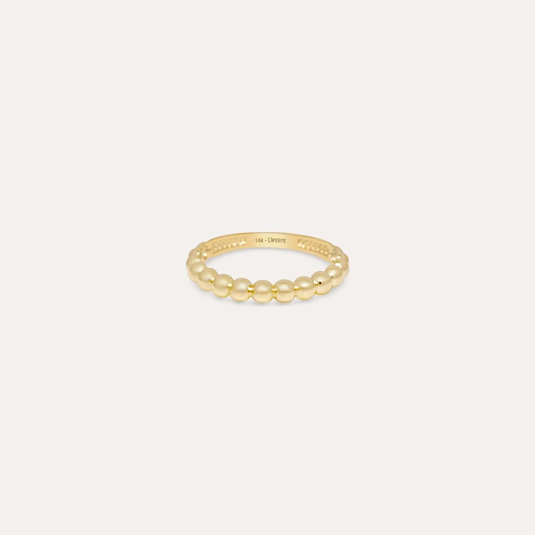 Kugel Ring Midi | 585 Gold Ring