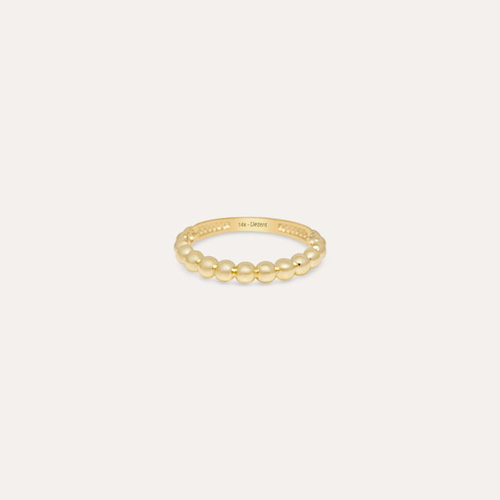 Kugel Ring Midi | 585 Gold Ring