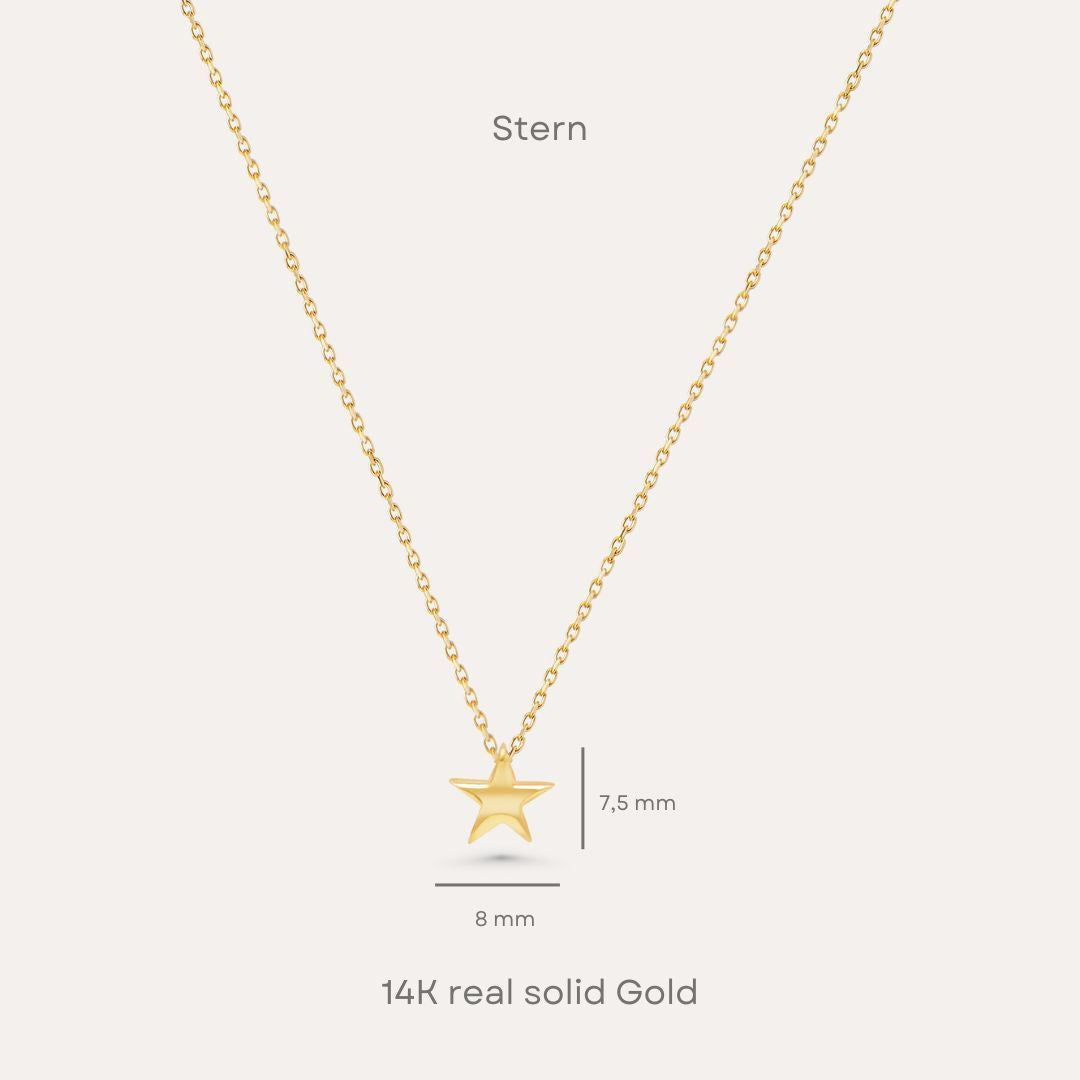 Stern | 585 Goldkette