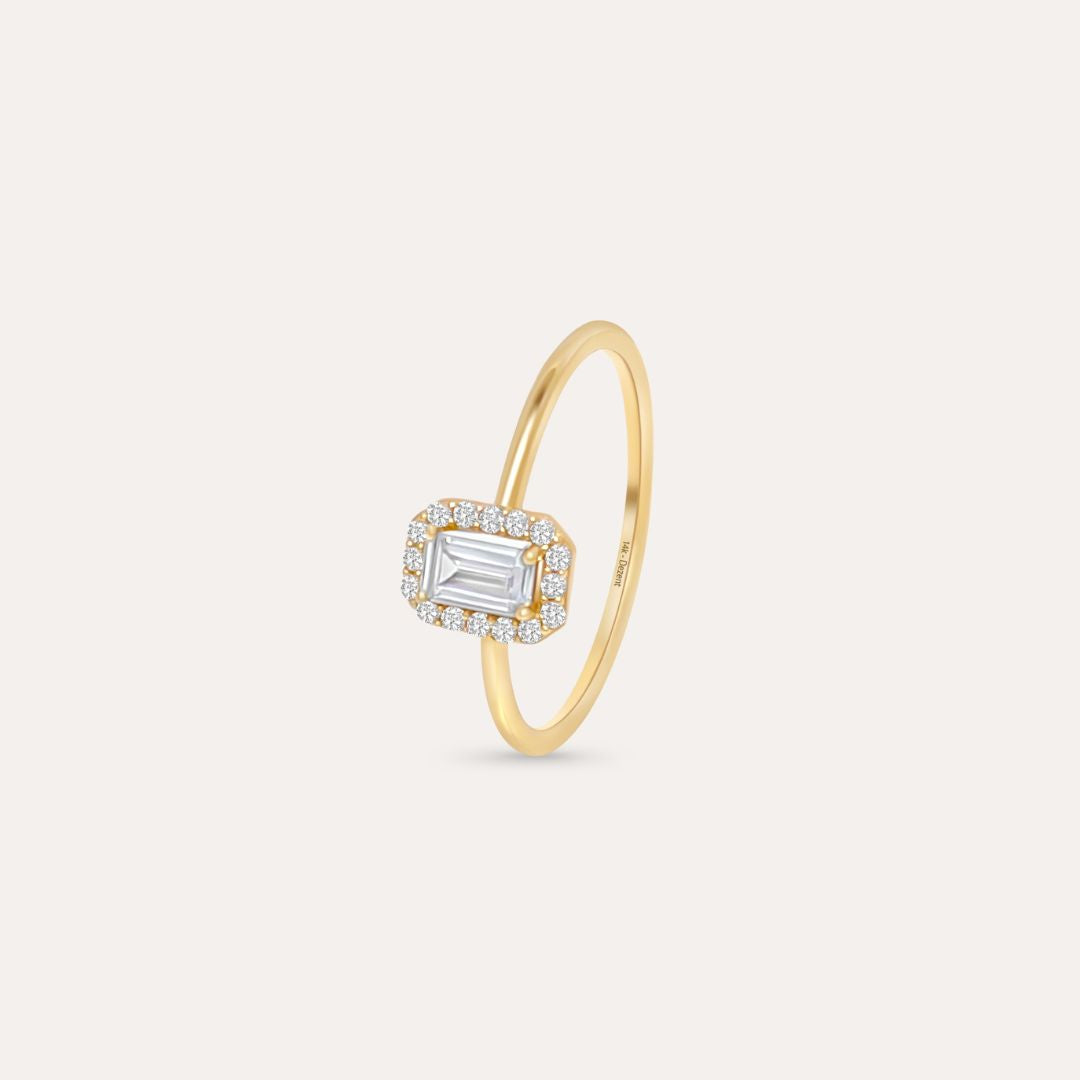 Baguette Dezent | 585 Goldring