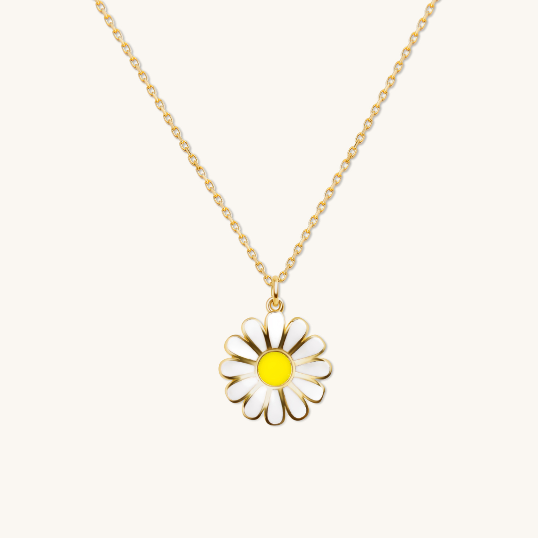 Blumenkette I 585 Gold
