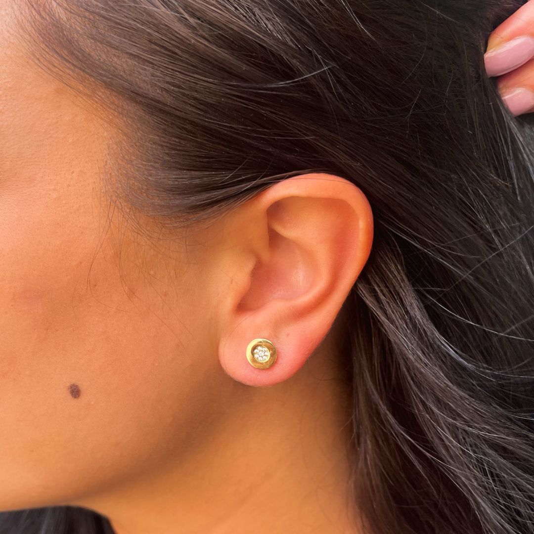 Brilliance Ohrstecker I 585 Gold