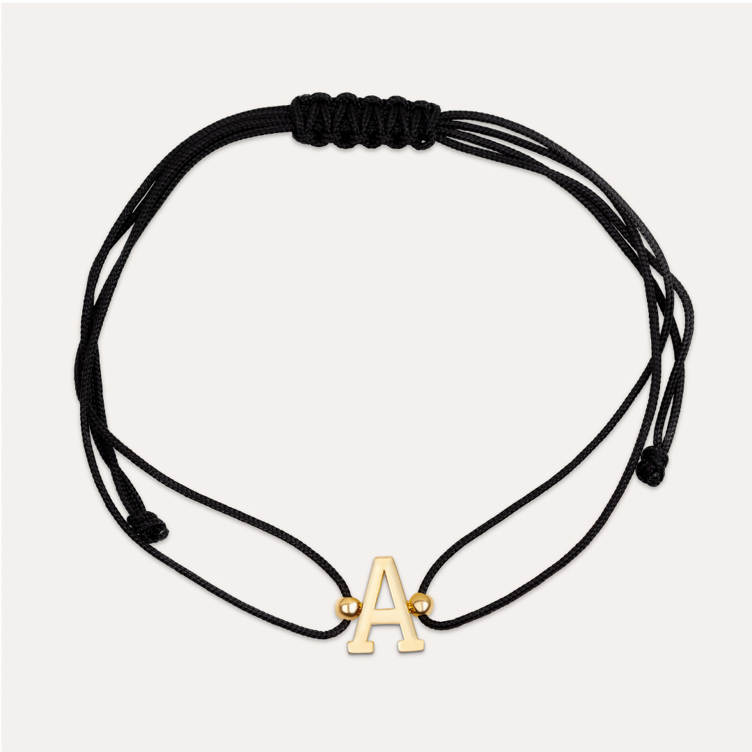 Buchstaben Armband I 585 Gold