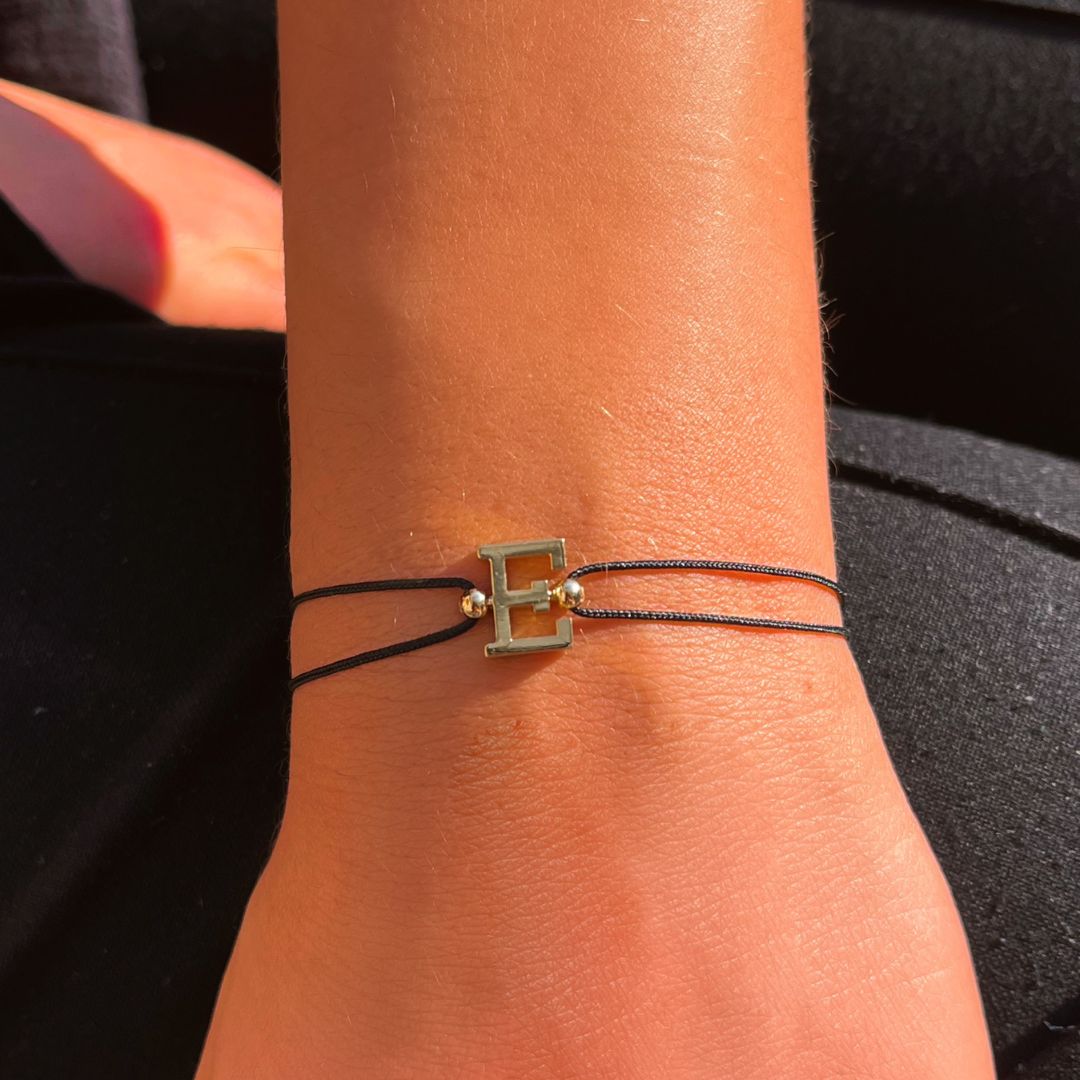 Buchstaben Armband I 585 Gold