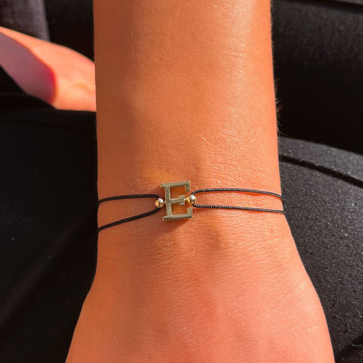 Buchstaben Armband I 585 Gold