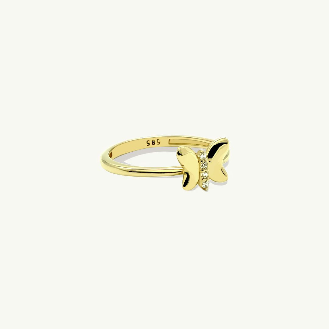 Butterfly | 585 Gold Ring