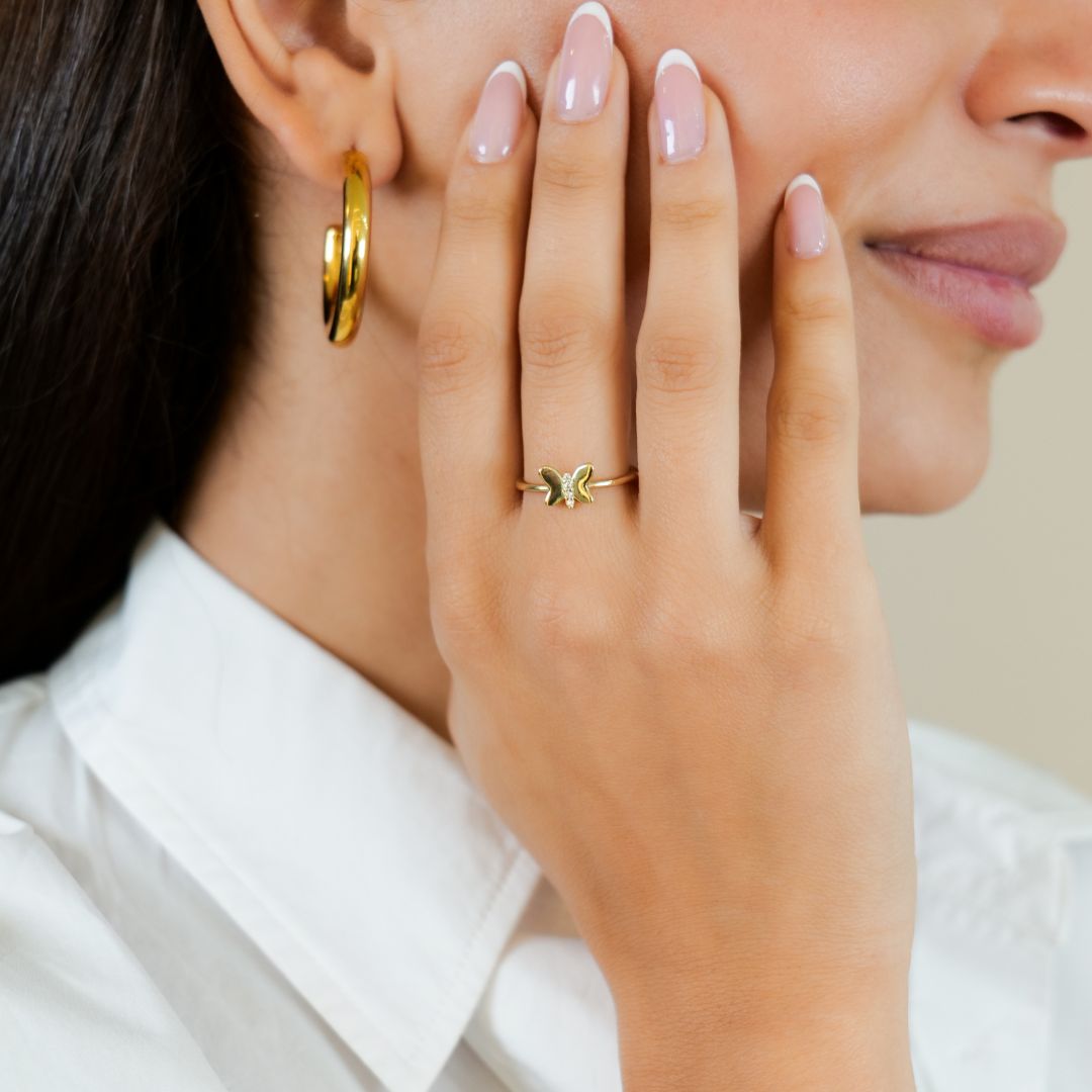 Butterfly | 585 Gold Ring