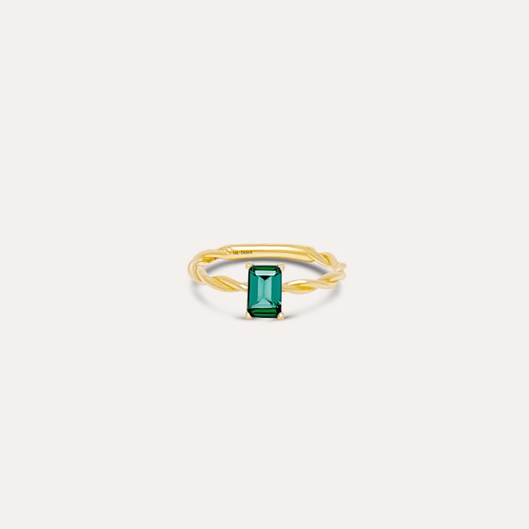 Cord Green | 585 Gold Ring