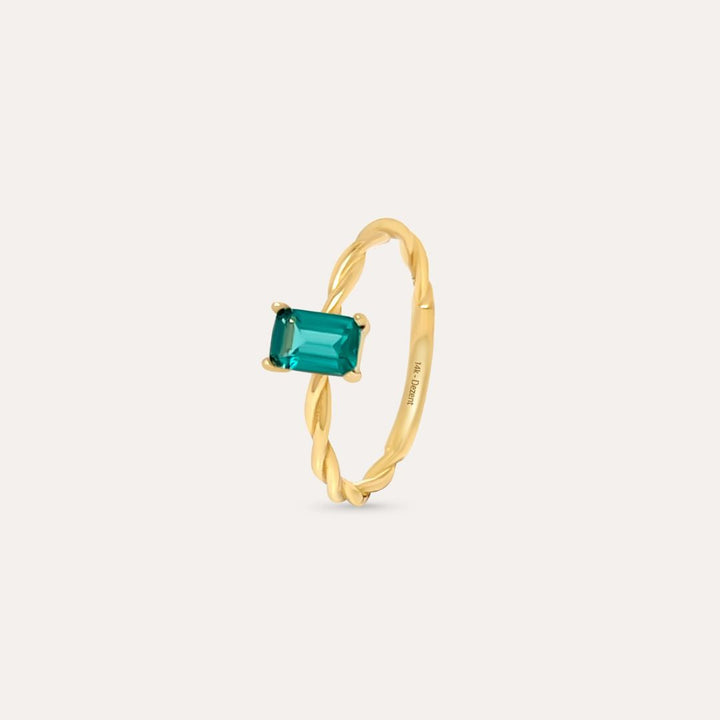 Cord Green | 585 Gold Ring