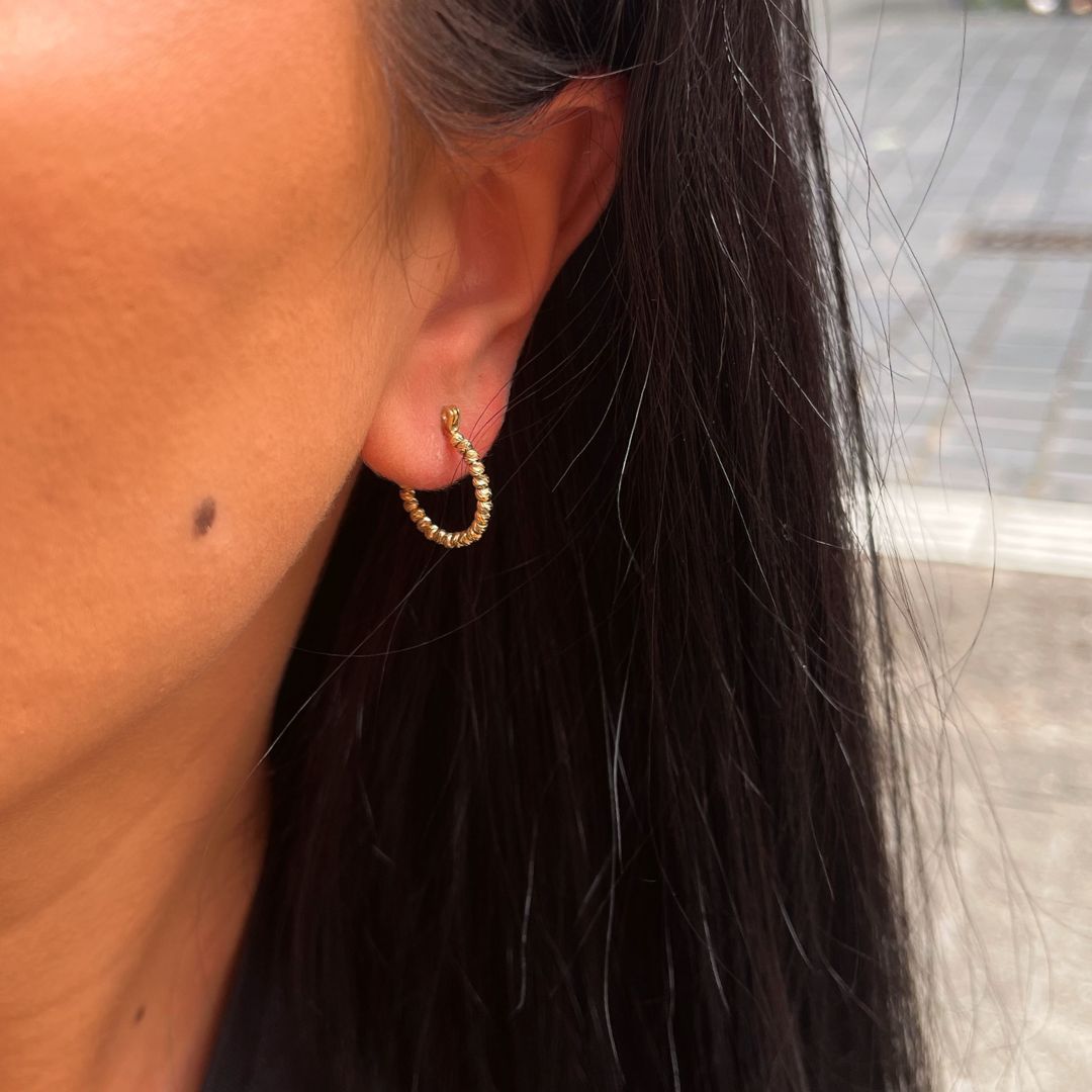 Dorika Creolen I 585 Gold
