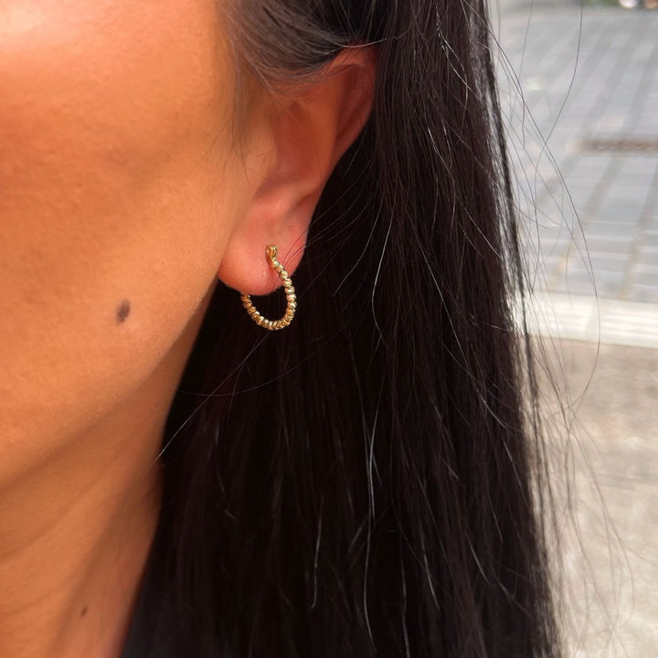 Dorika Creolen I 585 Gold