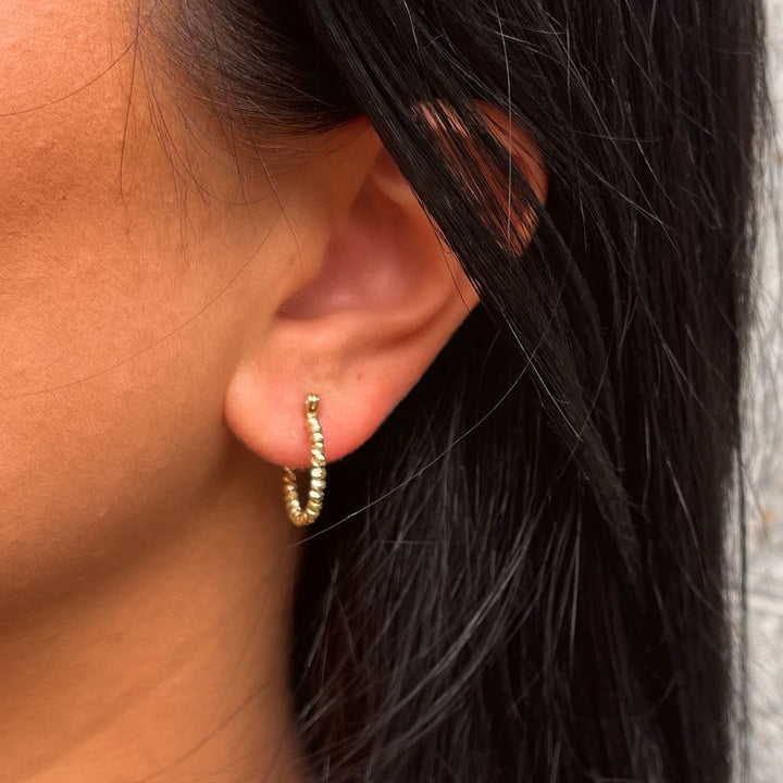 Dorika Creolen I 585 Gold