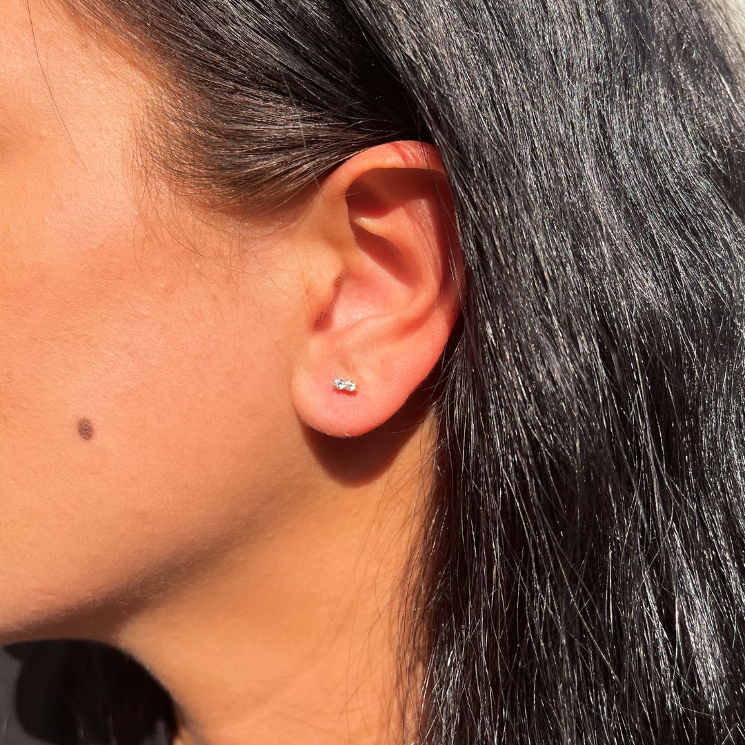 Double Shine | 585 Gold Ohrstecker