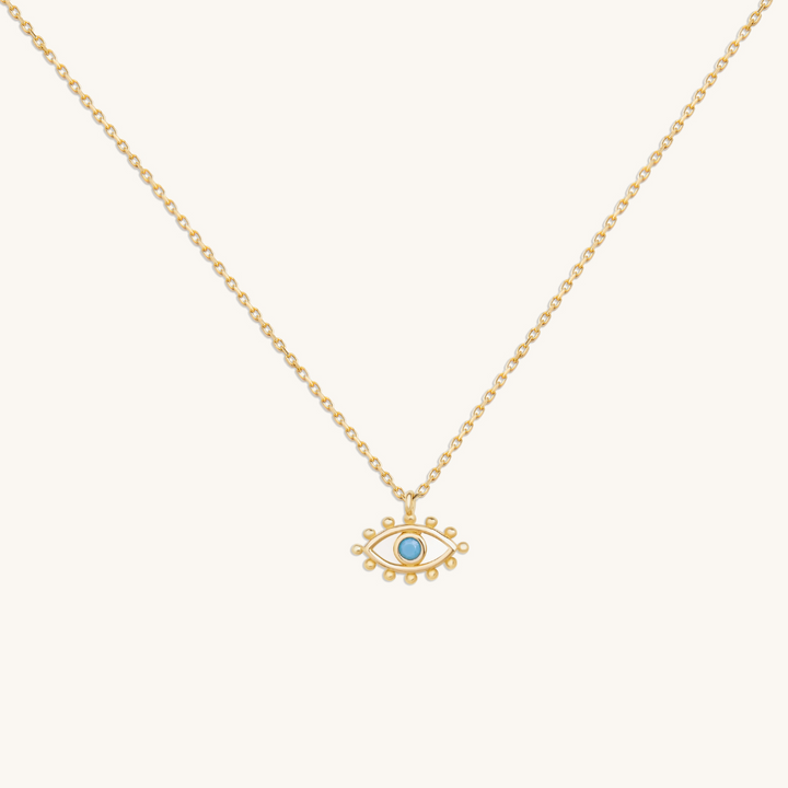 Evil Eye Halskette I 585 Gold