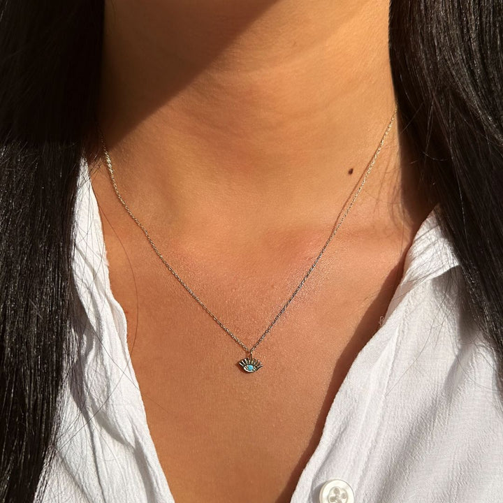 Evil Eye Kette | 585 Gold