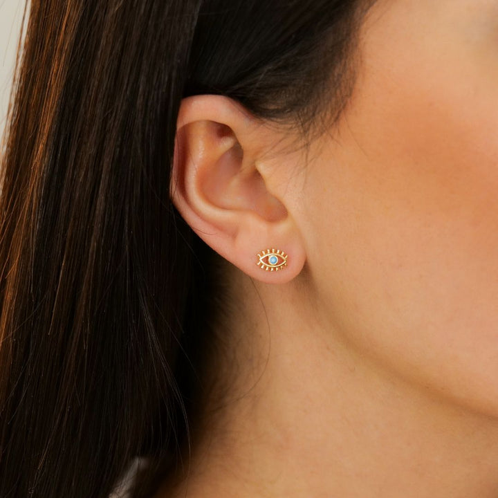 Fatimas Auge Ohrstecker I 585 Gold