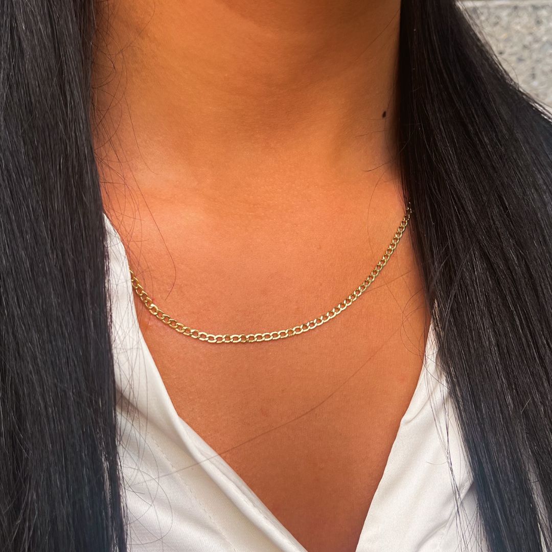 Feine Panzerkette | 585 Gold