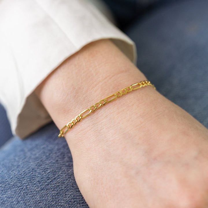 Figaro Armband |  585 Goldarmband