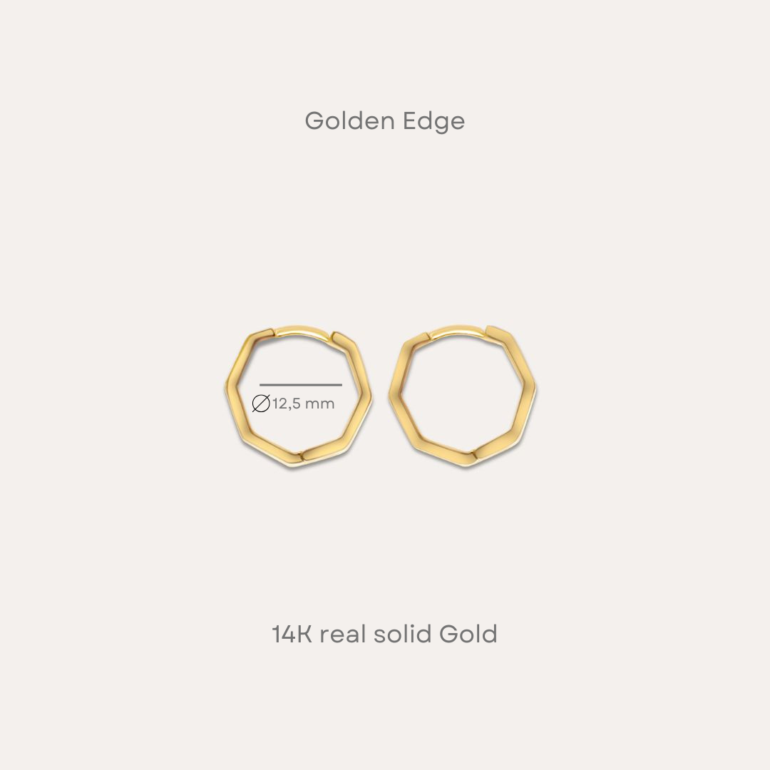 Golden Edge | 585 Gold Ohrringe