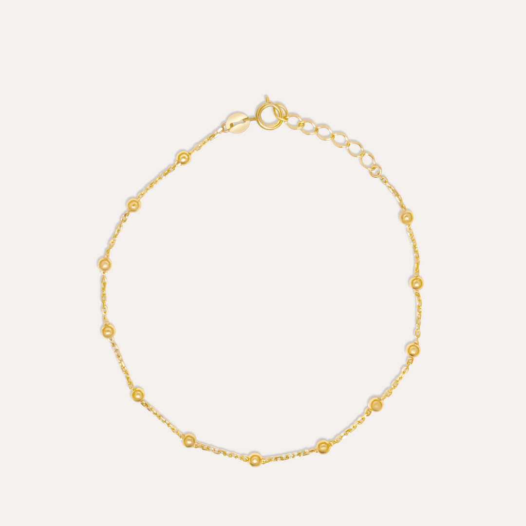 Golden Beads | 585 Goldarmband