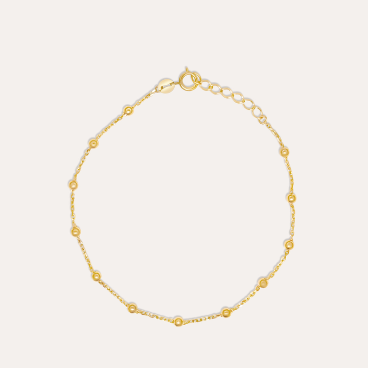 Golden Beads | 585 Goldarmband