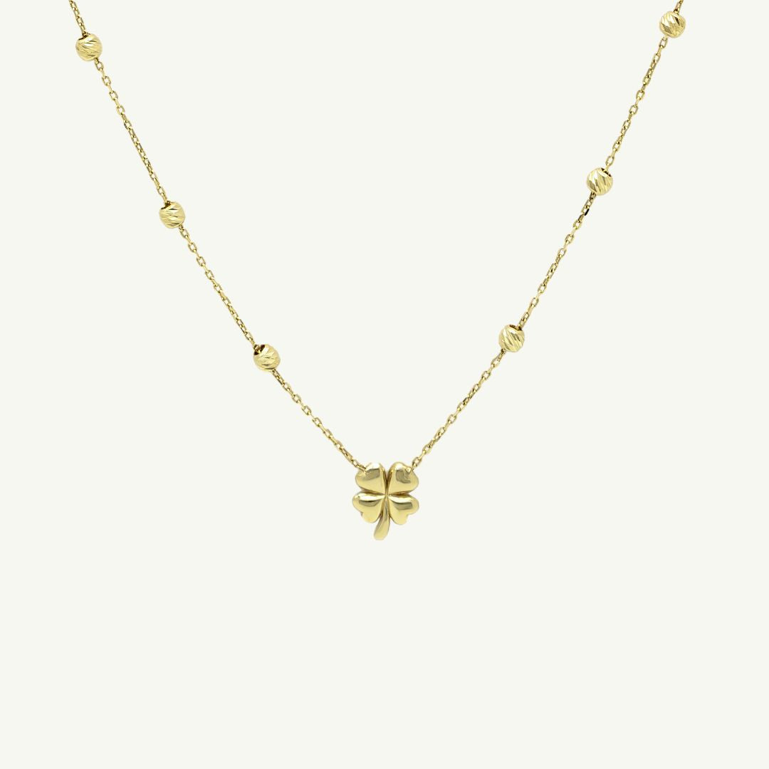 Goldenes Klee | 585 Goldkette