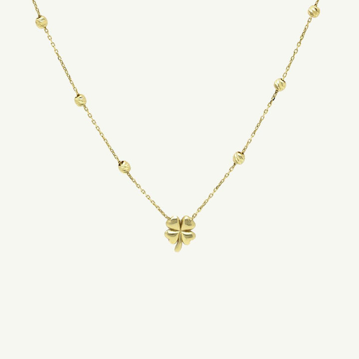 Goldenes Klee | 585 Goldkette