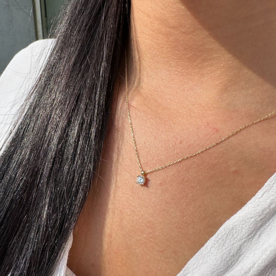 Solitaire Kette | 585 Gold