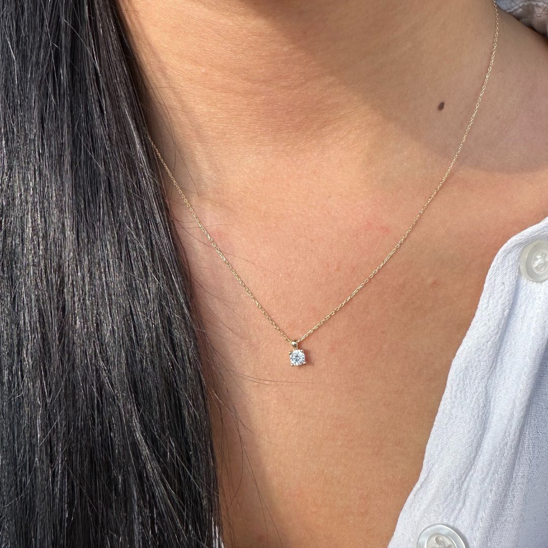 Solitaire Kette | 585 Gold