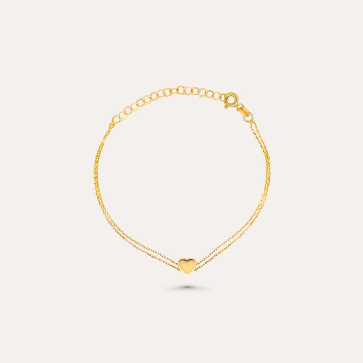 Herzarmband I 585 Gold