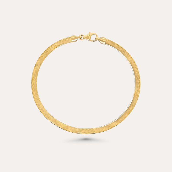 Kleopatraarmband 3 mm breit I 585 Gold