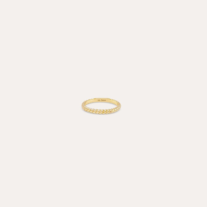 Kordel Ring | 585 Goldring