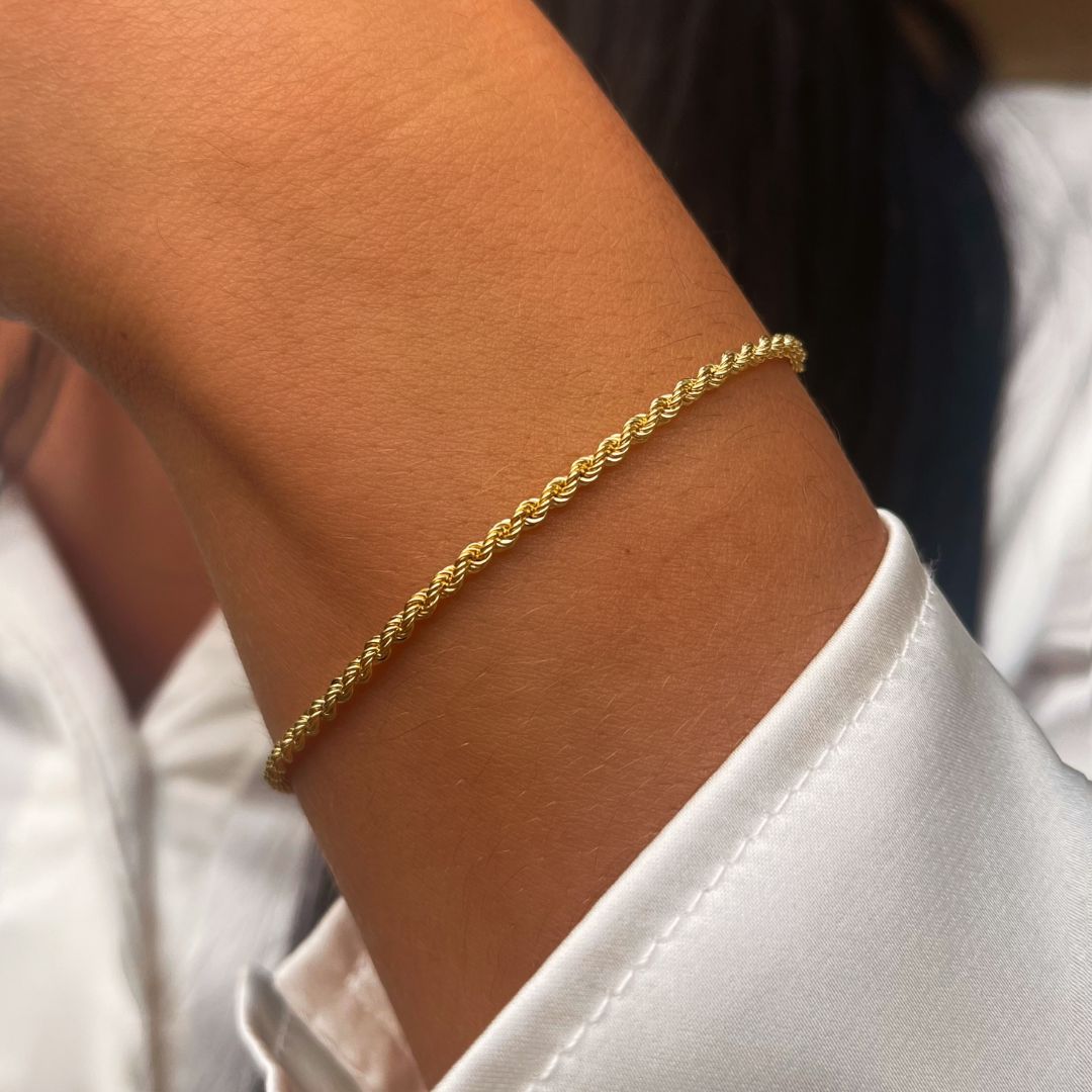 Kordelketten Armband | 585 Goldarmband