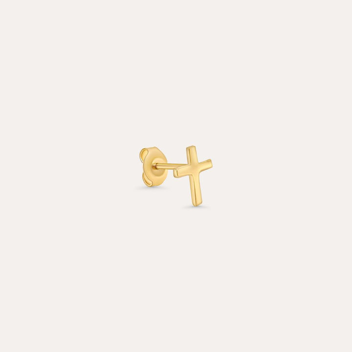 Kreuz | 585 Gold Ohrstecker