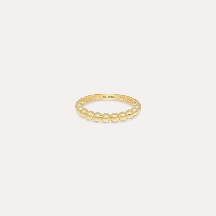 Kugel Ring Midi | 585 Gold Ring