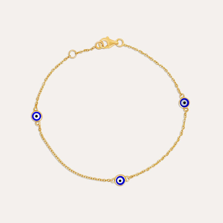 Mini Nazar Armband | 585 Gold