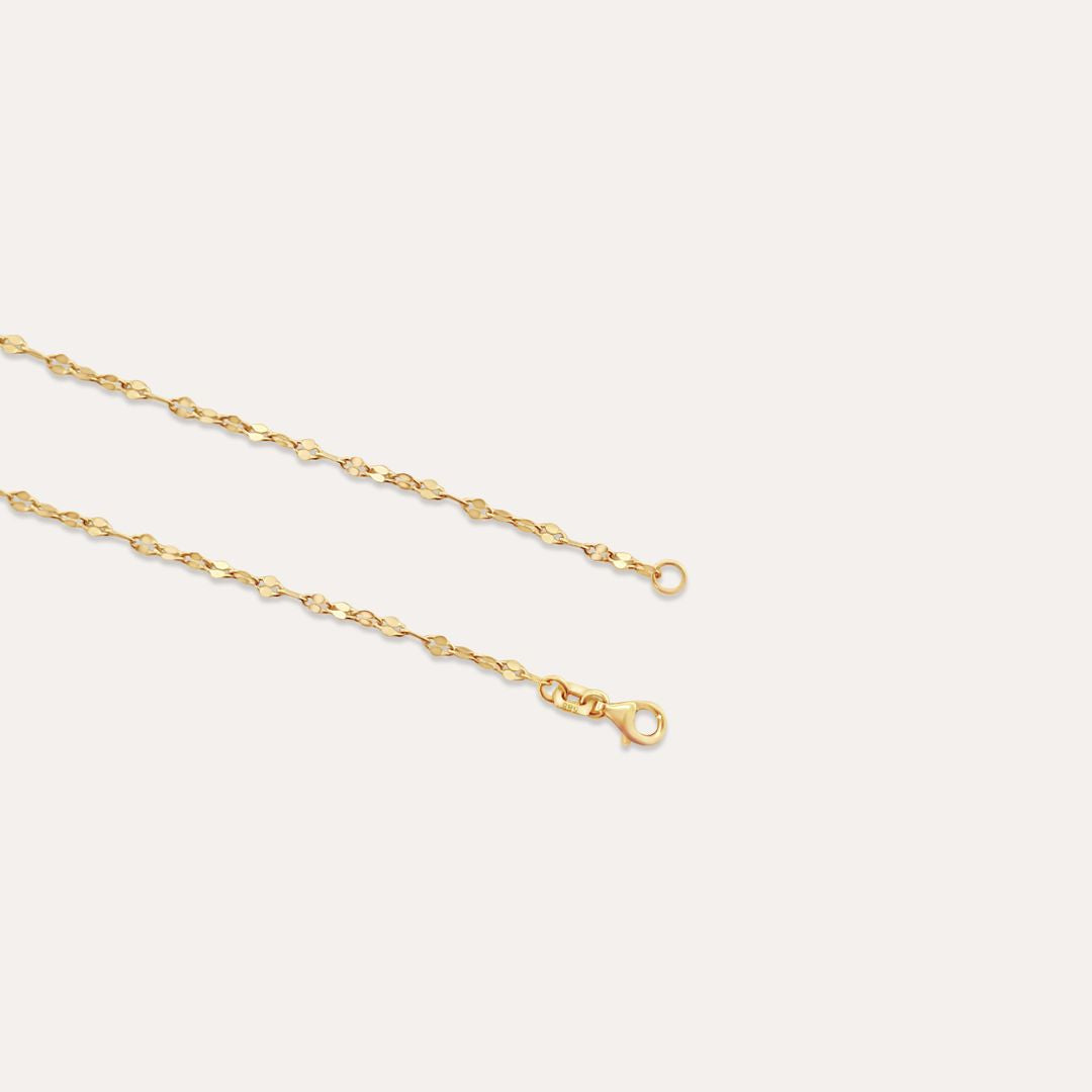 Minimalistisches Goldarmband