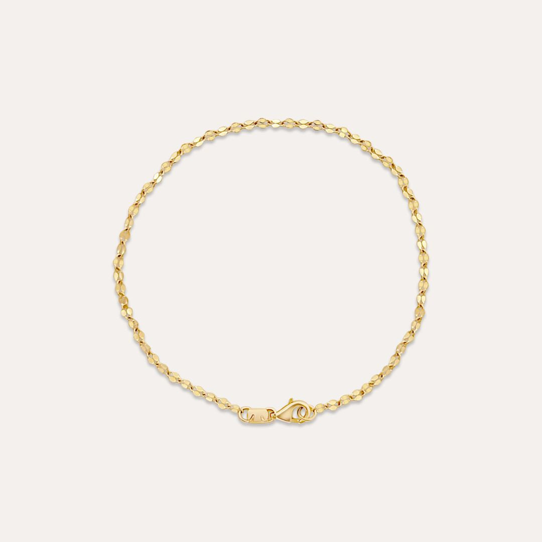 Minimalistisches Goldarmband