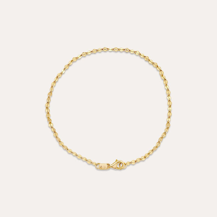 Minimalistisches Goldarmband